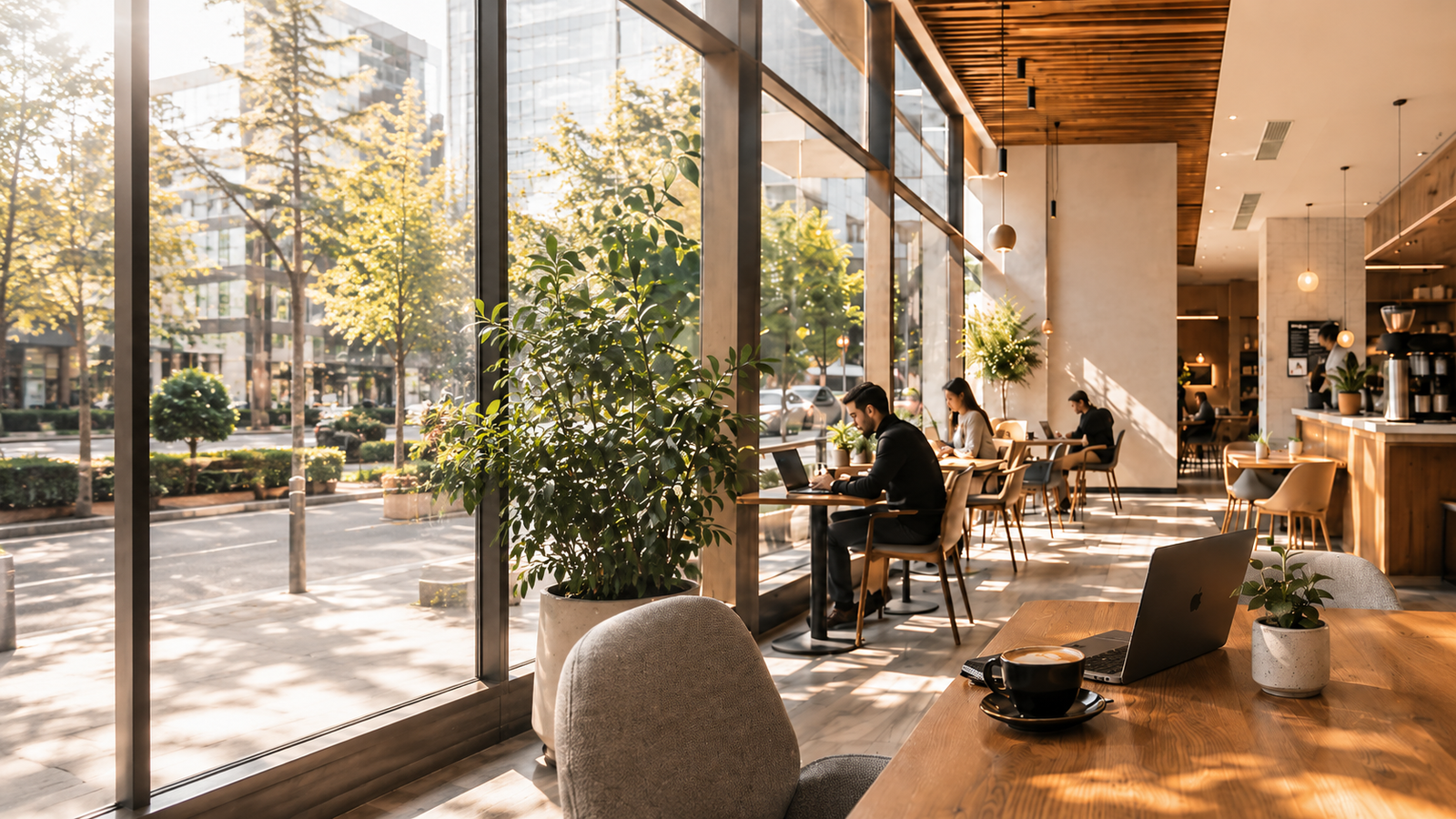 Interior Nexo Café Coworking, Quinta Camacho